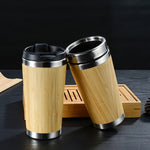 Eco-Friendly Bamboo Coffee Cup – Double Wall Insulated Travel Mug