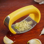 Stainless Steel Garlic Press Masher Manual Kitchen Tool