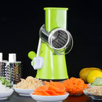 Manual Mandoline Vegetable Slicer – Multifunctional Round Kitchen Cutter