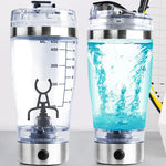 Electric USB Protein Shake Stirrer Bottle – Portable Vortex Blender 600ml