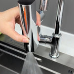 Kitchen Faucet Waterfall Outlet | Splash-Proof 3-in-1 Pull-Down Sprayer