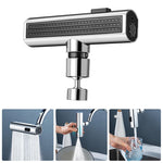 Kitchen Faucet Waterfall Outlet | Splash-Proof 3-in-1 Pull-Down Sprayer