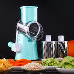 Manual Mandoline Vegetable Slicer – Multifunctional Round Kitchen Cutter