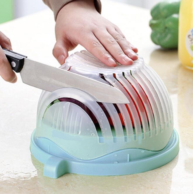 Creative Salad Cutter Bowl – Fast Fruit & Vegetable Chopper
