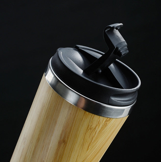 Eco-Friendly Bamboo Coffee Cup – Double Wall Insulated Travel Mug