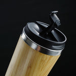 Eco-Friendly Bamboo Coffee Cup – Double Wall Insulated Travel Mug