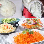 Manual Mandoline Vegetable Slicer – Multifunctional Round Kitchen Cutter