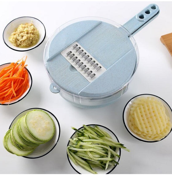 8 in 1 Mandoline Slicer – Multifunction Vegetable Cutter & Grater