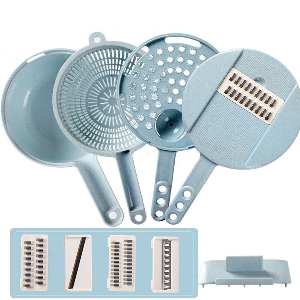 8 in 1 Mandoline Slicer – Multifunction Vegetable Cutter & Grater