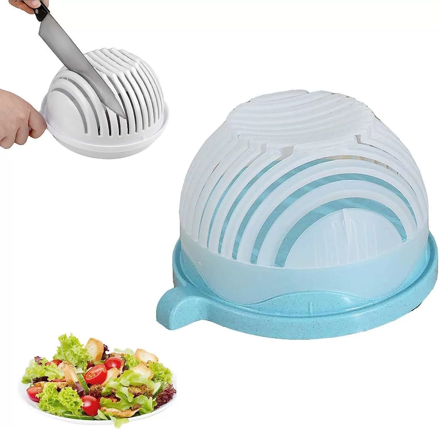 Creative Salad Cutter Bowl – Fast Fruit & Vegetable Chopper