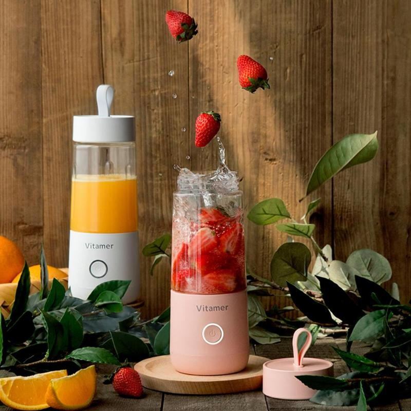 Portable USB Rechargeable Blender 350ml Juicer Smoothie Cup