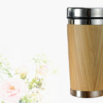 Eco-Friendly Bamboo Coffee Cup – Double Wall Insulated Travel Mug