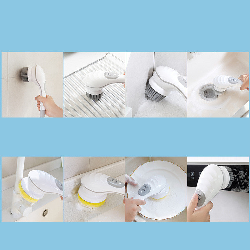 Multifunctional Electric Dishwashing Brush Wireless Kitchen Tool