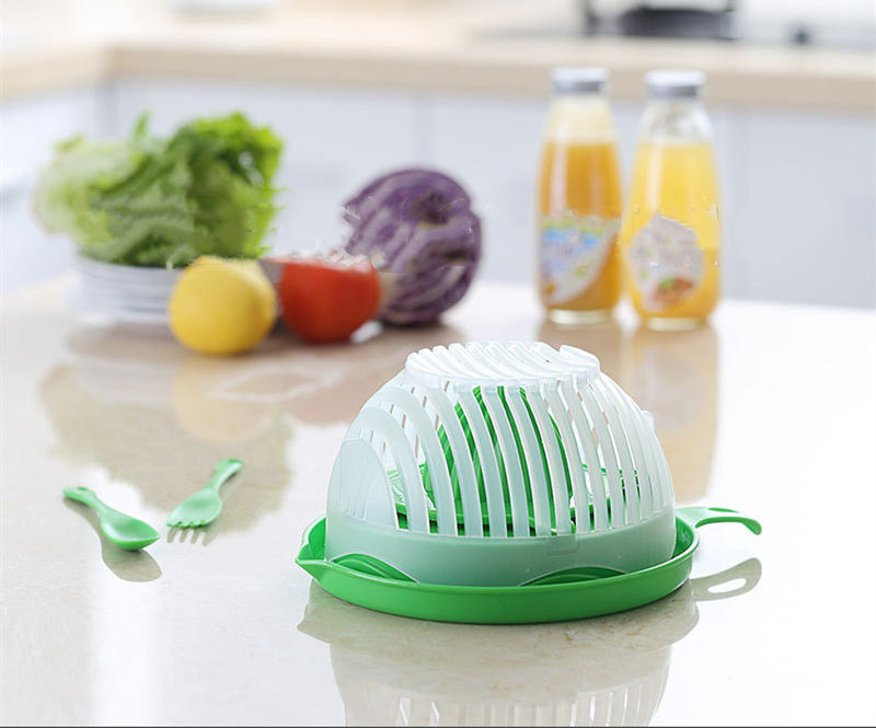 Creative Salad Cutter Bowl – Fast Fruit & Vegetable Chopper