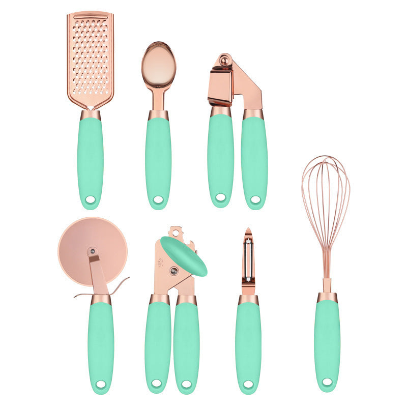 Kitchen Copper Plated Peeler Set Household Vegetable Tool