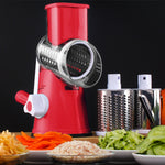 Manual Mandoline Vegetable Slicer – Multifunctional Round Kitchen Cutter