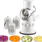 3 in 1 Vegetable Slicer – Manual Chopper & Grater for Kitchen