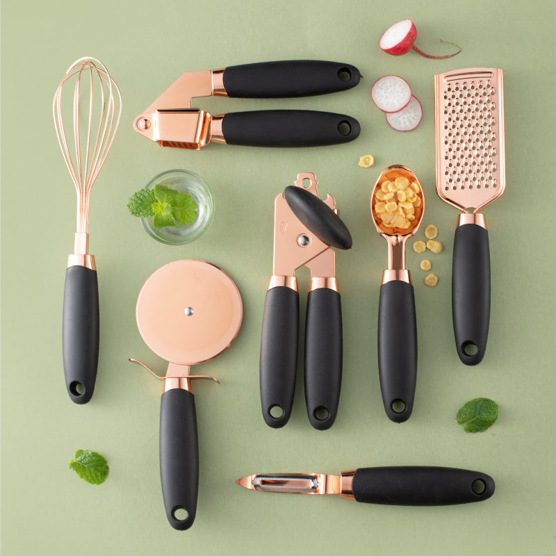 Kitchen Copper Plated Peeler Set Household Vegetable Tool