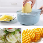 8 in 1 Mandoline Slicer – Multifunction Vegetable Cutter & Grater