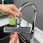 Kitchen Faucet Waterfall Outlet | Splash-Proof 3-in-1 Pull-Down Sprayer