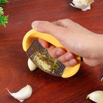 Stainless Steel Garlic Press Masher Manual Kitchen Tool