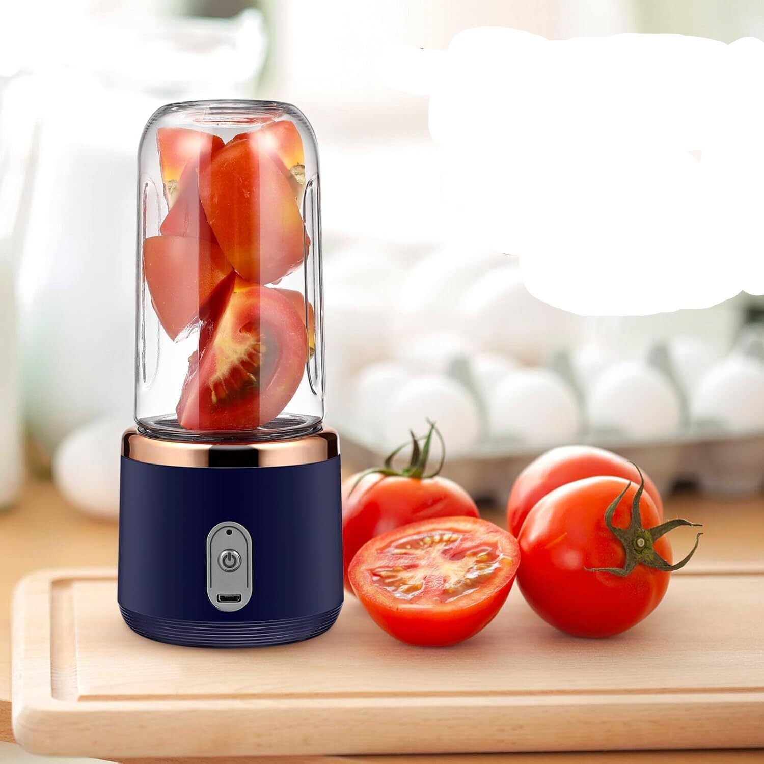 Portable Electric Blender – Rechargeable Smoothie & Juice Maker