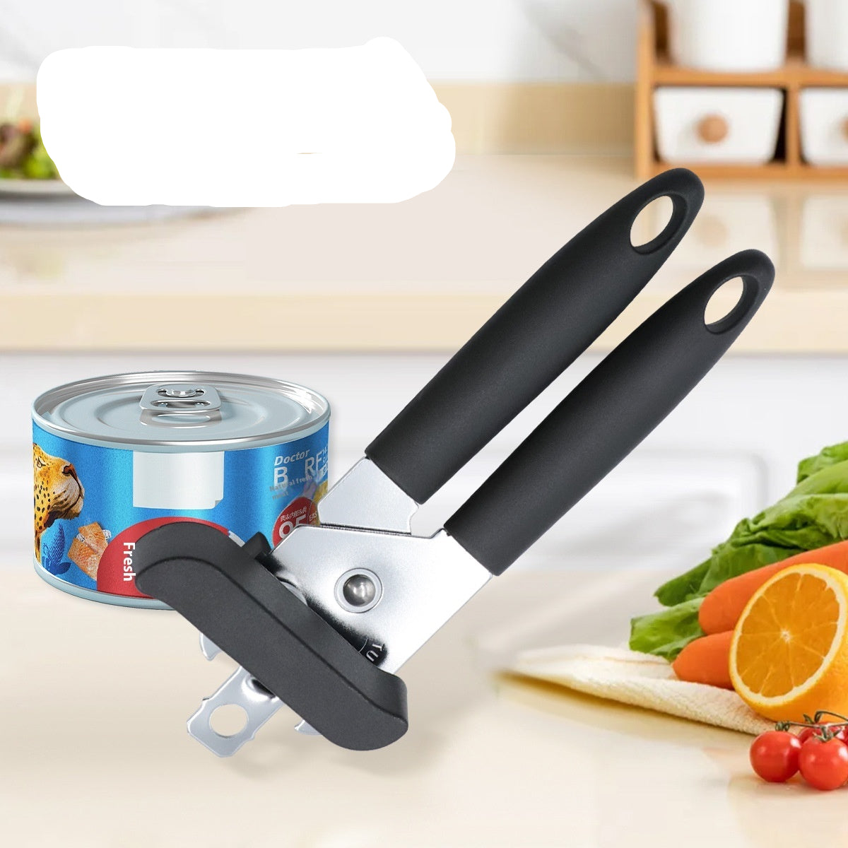 Strong Stainless Steel Can & Bottle Opener – Durable Kitchen Tool