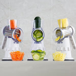 3 in 1 Vegetable Slicer – Manual Chopper & Grater for Kitchen