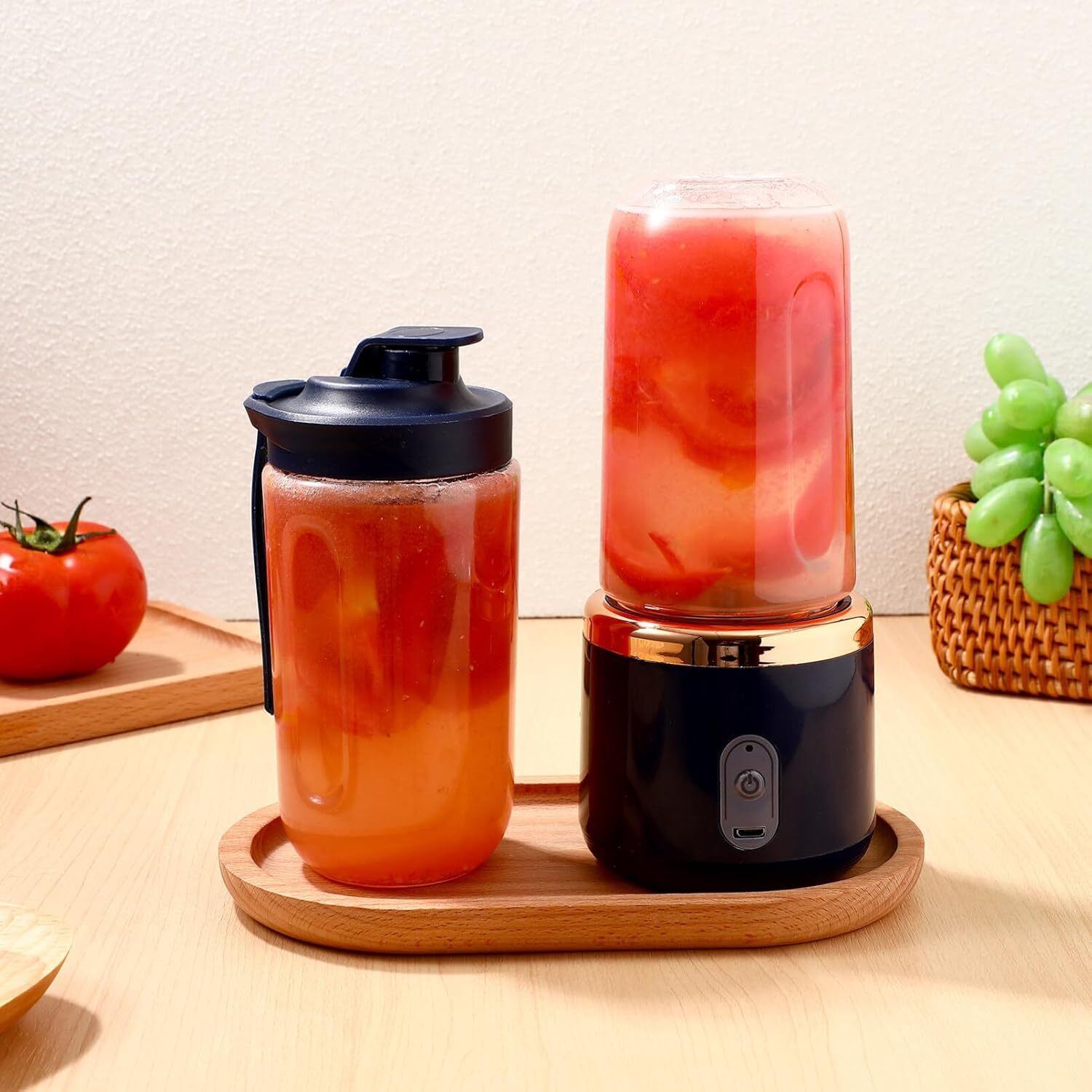 Portable Electric Blender – Rechargeable Smoothie & Juice Maker