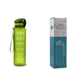Leakproof Cycling Sports Water Bottle – 1L Motivational Fitness Cup