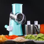 Manual Mandoline Vegetable Slicer – Multifunctional Round Kitchen Cutter