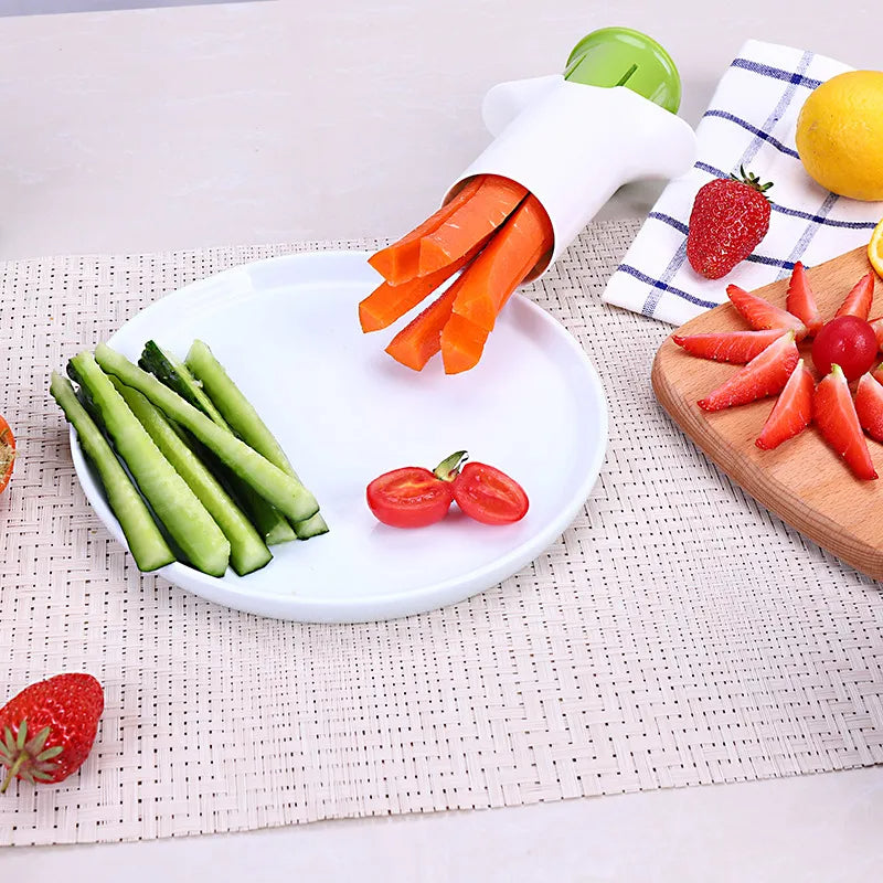 Creative Vegetable & Fruit Cutter – Easy Kitchen Slicer Tool